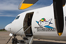 with additional sticker for the foundation 'Stichting Hoogvliegers'