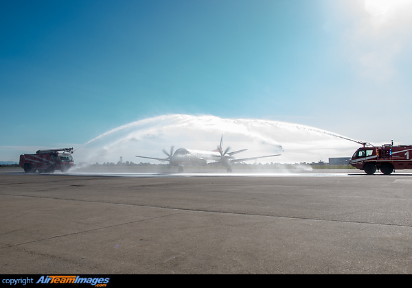 watergate celebratory flight Turin - Zurich Saab 2000