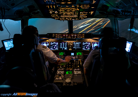 Approaching Dammam Airport on a flight from Frankfurt. McDonnell Douglas MD-11F