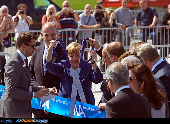 Angela Merkel opening ILA Berlin Air Show 2014. ILA 2014 - Angela Merkel