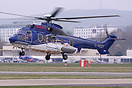 Arriving at its Aberdeen base after a flight from a North Sea oil plat...