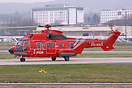 Arriving at its Aberdeen base after a flight from a North Sea oil plat...