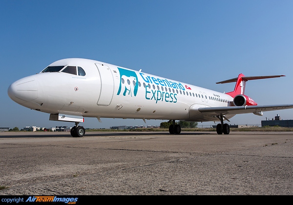 Greenland Express Air is a Greenlandic/Danish virtual airline and has chosen to cooperate with Dutch flight operator Denim Air ACMI. Fokker 100