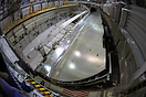 A momentous day as space shuttle orbiter "Discovery' has her payload b...