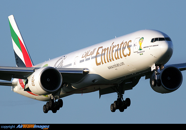 "Fifa World Cup Brazil 2014" markings Boeing 777-31H/ER