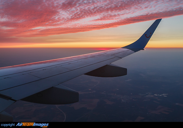 Sunset over Andalusia Embraer ERJ-190STD