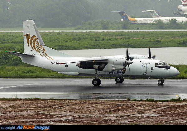 New Bangladeshi Cargo Transporter True Aviation Bangladesh. First Aircraft for this airline. Antonov An-26B