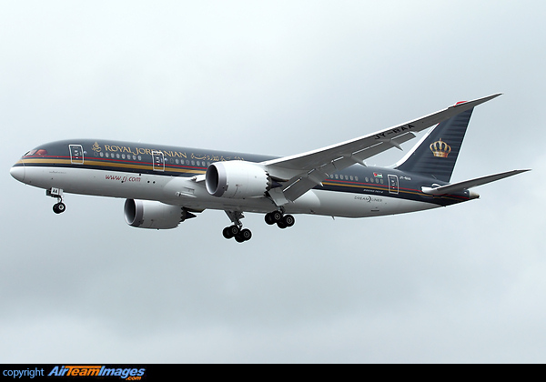 Royal Jordanian Airlnes have started regular Boeing 787 operations from Amman to London Heathrow. Boeing 787-8 Dreamliner