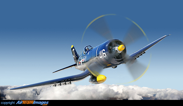 Composite Image. Vought F4U-4 Corsair