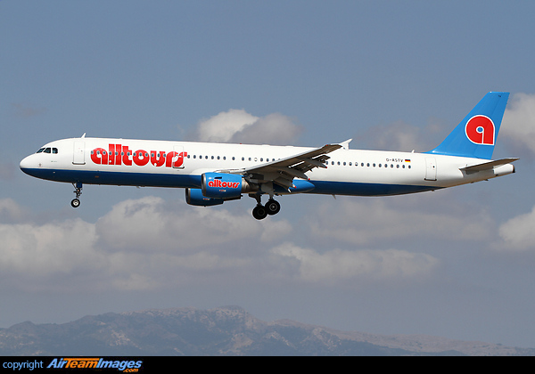 Operating in alltours colors. Airbus A321-211