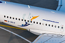Jetfriends motive with "LU" the mascot.