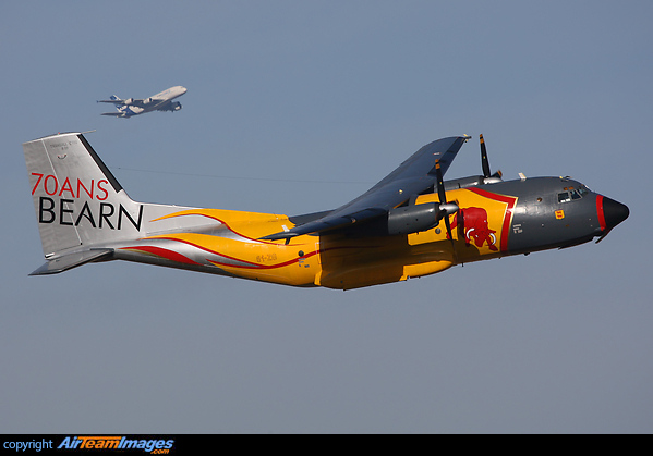 Transall C-160 painted to celebrate 70 years of Squadrons Anjou and Bearn Transall C-160R