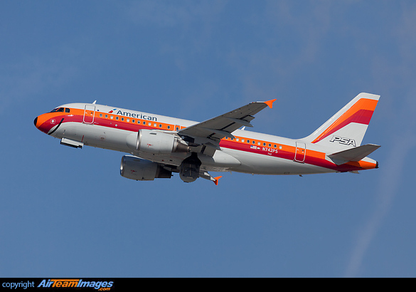 PSA Retro Paint Scheme Airbus A319-112