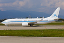 Sultan Al-Kabeer Boeing 737-800 at Geneva airport