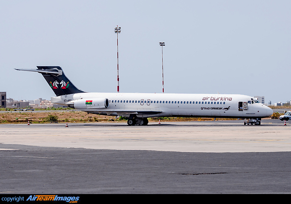Former Iberia aircraft EC-EYX. McDonnell Douglas MD-87