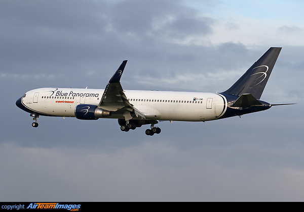 Substituting for a Brussels Airlines flight. Boeing 767-324/ER