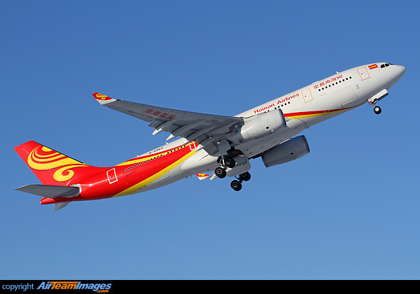 HU 492 inbound PEK Airbus A330-243