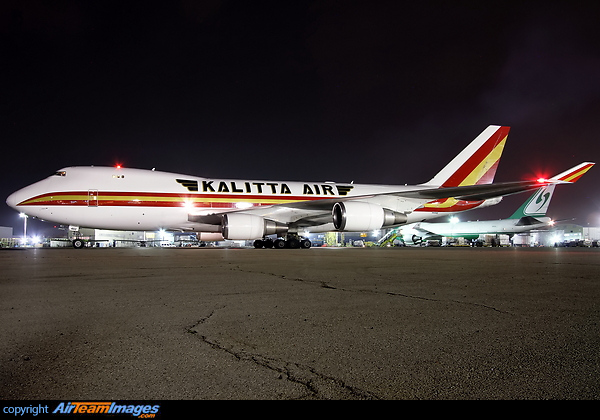 Ex Nippon Cargo JA02KZ, now flying in Kalitta Air colours Boeing 747-481F/SCD