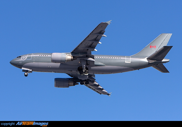 An unusual visitor to Leeds Airport was this Canadian Air Force CC-150 Polaris Airbus CC-150 Polaris