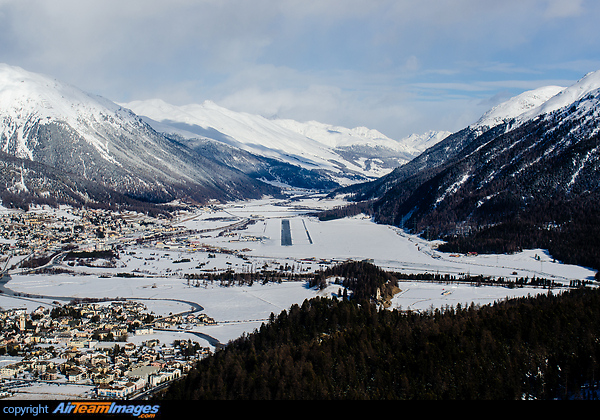 Final Approach into Samedan Samedan (St. Moritz) Airport