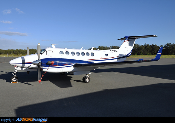 This King Air is owned by Pearl Aviation and is on lease to Airservices Australia Flight Inspection Service. With them, it is used as an ILS calibration aircraft. Beechcraft King Air 350