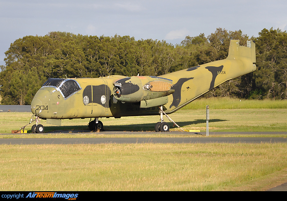 This Caribou had a long life in the RAAF as it was delivered new in 1964 and wasn't withdrawn from service until 2009. It's now parked around the back of Brisbane with no wings and tail and is awaiting scrapping DHC-4A Caribou