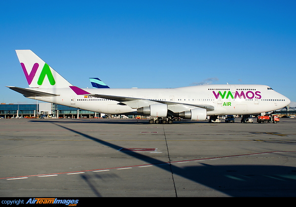 Wamos Air is the new name for Air Pullmantur Boeing 747-412
