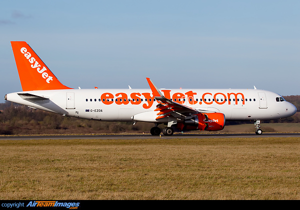 The first aircraft of a new batch of G-EZO registrations. Airbus A320-214