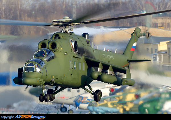 Special military helicopter for VIP flights Mil Mi-35MS