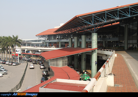 Entrance of the domestic terminal at Hanoi Airport HAN Hanoi Noi Bai Airport