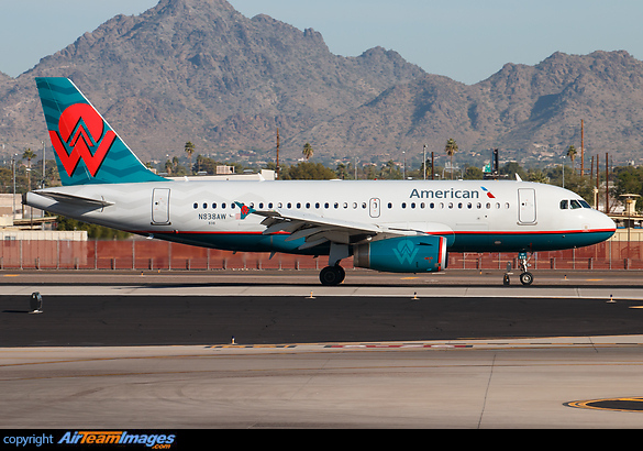 America West retro jet colors... Airbus A319-132