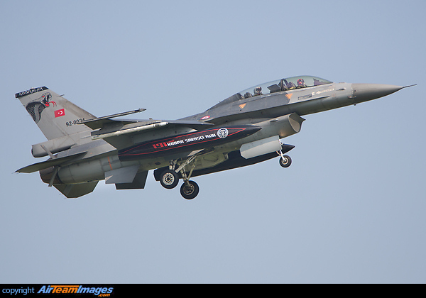 Turkish Air force F-16DG Night Falcon seen here at RAF Leeming taking part in the biggest military exercise in Europe "Joint Warrior" F-16DG Night Falcon