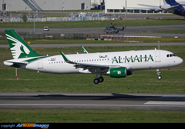Al Maha Airways (subsidiary of Qatar Airways) first Airbus A320 A7-LAA is a new domestic carrier that will be operating in the Kingdom of Saudi Arabia. Airbus A320-214