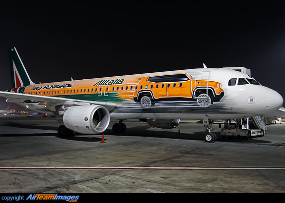 special "Jeep Renegade" colours Airbus A320-216