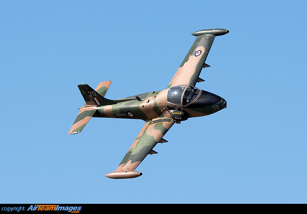 Display by Dave Brown operating from Blenheim (Woodbourne) Airport due to grass runway at Omaka. BAC 167 Strikemaster Mk88