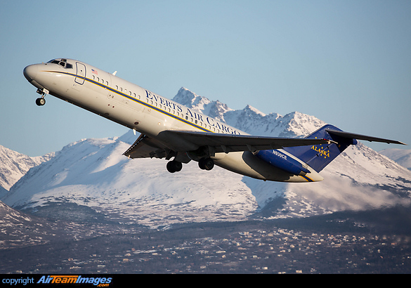 Departing ANC for Barrow an Everts DC-9 in her natural element. McDonnell Douglas DC-9-33RC