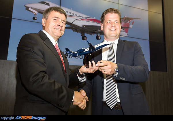 EBACE 2015 -- Embraer Executive Jets today announced that a purchase agreement was signed with Air Hamburg for a Legacy 650. Embraer Legacy 650
