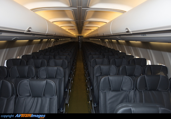 The very nice cabin of first Boeing 737 for Cello Aviation Boeing 737-476