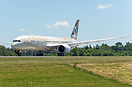 Etihad's latest Boeing 787-9 Dreamliner A6-BLE departing on its first ...