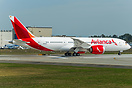 Avianca's first 787-8 dreamliner on her first flight