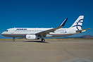 First A320 with sharklets for Aegean