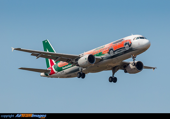 special "Jeep Renegade" colours Airbus A320-216