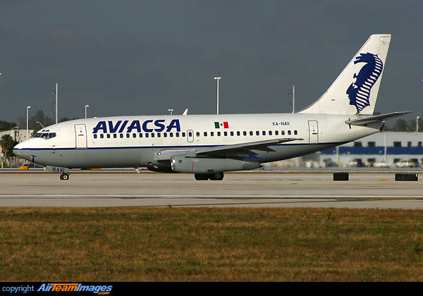 Aviasca was a low-cost airline of Mexico and ceased operations in 2011. Boeing 737-219/Adv