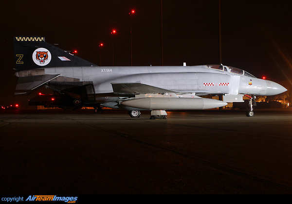 XT914 in joint 56/74 Sqn markings preserved at Wattisham Phantom F-4M FGR2