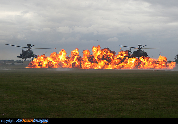 Gunship 1 and 2 at Wattisham Westland Longbow Apache AH1