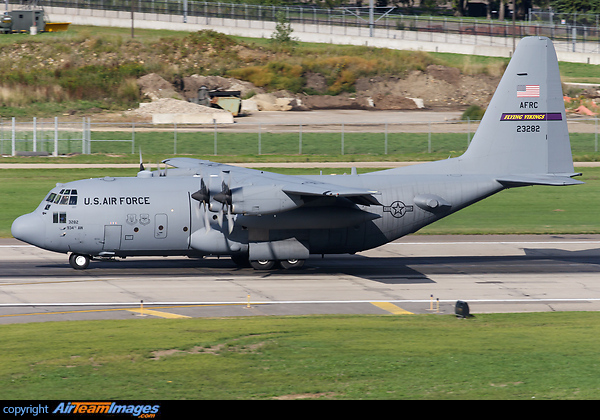 Flown by the 934th Airlift Wing, Minnesota Air National Guard - the "Flying Vikings". Lockheed C-130H Hercules