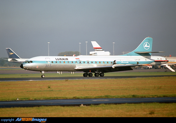 London diversion day. Sud SE-210 Caravelle VI-R