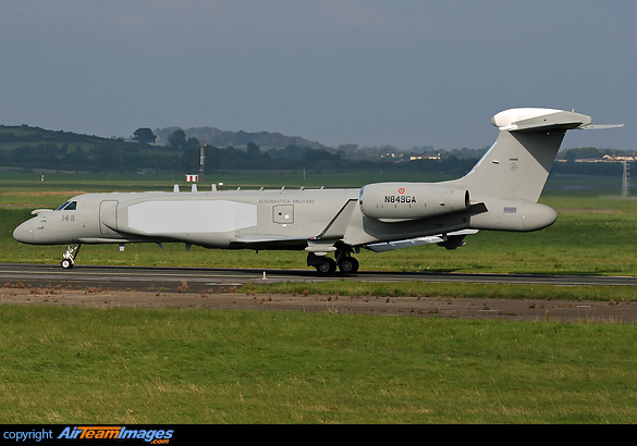 Gulfstream N849GA is the first of two G550AEW aircraft for the Italian Air Force.
It arrived from Savannah, and is seen taxiing for Tel Aviv prior delivery to the Italian Air Force. Gulfstream G550AEW