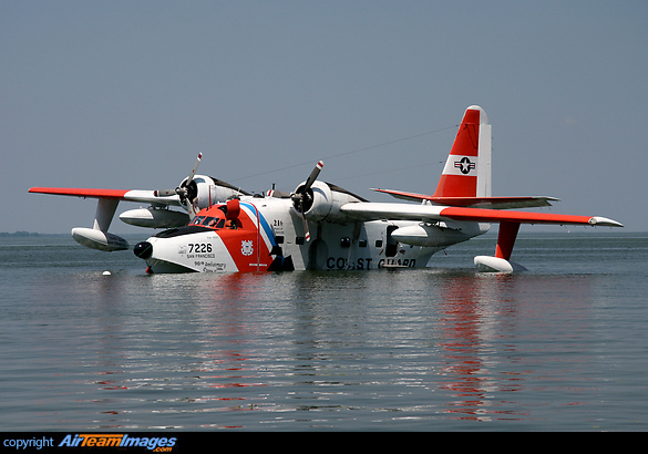 Built in 1953; ex-Coast Guard serial# 7226. Wearing the Coast Guard 90th Anniversary 1916-2006 titles. Grumman HU-16E Albatross