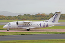 This Flybe Dornier 328 has extra titles promoting Dundee as the gatewa...